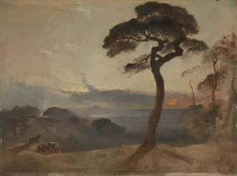 Hampstead Heath, Sonnenuntergang